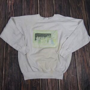 Vintage Pannill Sweatshirt Mens‎ XL Christmas Pageant God Bless Us All 90s